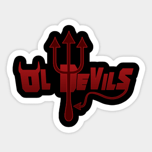 Ol’ Devils Sticker